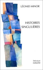Histoires singulières by Léonid Minor