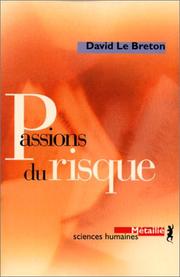 Cover of: Passions du risque