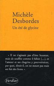 Cover of: Un été de glycine: roman