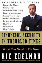 Cover of: Financial Security in Troubled Times by Ric Edelman