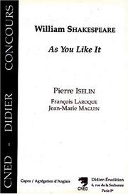 Cover of: Shakespeare as You Like It by Pierre Iselin
