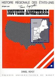 Cover of: Nouvelle-Angleterre
