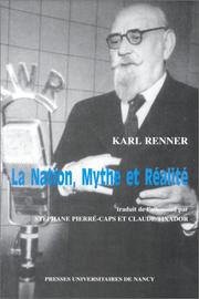 La nation, mythe et réalité by Renner