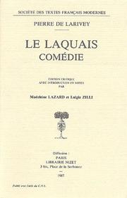 Cover of: Le laquais: Comedie