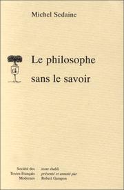 Le philosophe sans le savoir by Michel-Jean Sedaine