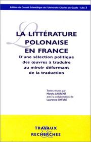 La littérature polonaise en France