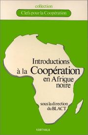 Cover of: Introductions à la coopération en Afrique noire