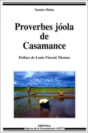 Cover of: Proverbes jóola de Casamance by Nazaire Diatta