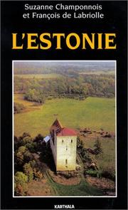 Cover of: L'Estonie by Suzanne Champonnois