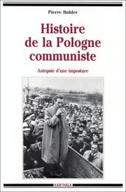 Cover of: Histoire de la Pologne communiste: autopsie d'une imposture