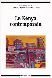 Cover of: Le Kenya contemporain (Collection "Hommes et societes")