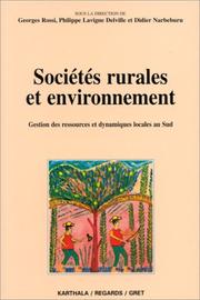 Cover of: Societes rurales et environnement: Gestion des ressources et dynamiques locales au Sud (Economie et developpement)