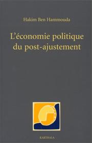 Cover of: L' économie politique du post-ajustement
