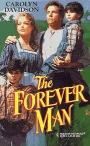 Cover of: Forever Man by Carolyn Davidson
