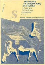 Cover of: The palace of Sargon, King of Assyria by Pauline Albenda