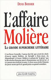 Cover of: L' affaire Molière by Boissier, Denis