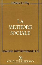 La méthode sociale by Frédéric Le Play