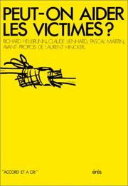 Cover of: Peut-on aider les victimes?