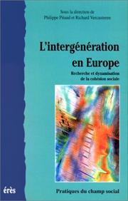 Cover of: L' intergénération en Europe