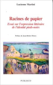 Cover of: Racines de papier
