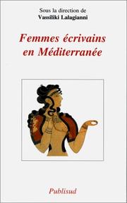 Front cover of Femmes écrivains en Méditerranée by Unknown