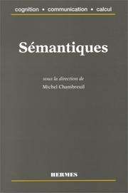 Cover of: sémantique