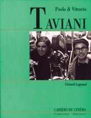 Cover of: Paolo & Vittorio Taviani by Gérard Legrand