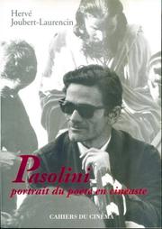 Cover of: Pasolini: Portrait du poete en cineaste