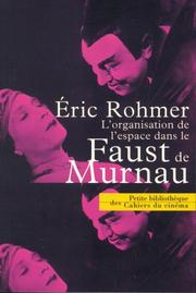 L'organisation de l'espace dans le Faust de Murnau by Eric Rohmer