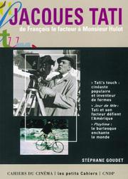 Cover of: Jacques Tati by Stéphane Goudet