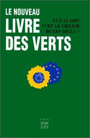 Cover of: Le nouveau livre des Verts by 