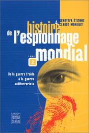 Cover of: Histoire de l'espionnage mondial by Genovefa Etienne