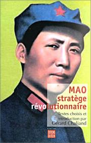 Cover of: Mao : Stratège révolutionnaire