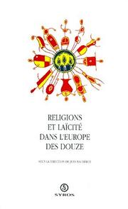 Cover of: Religions et laïcité dans l'Europe des douze