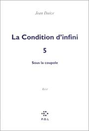 Cover of: La Condition d'infini