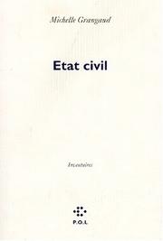 Cover of: Etat civil: inventaires