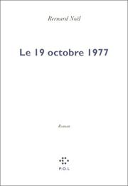 Cover of: Le 19 octobre 1977