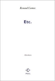 Cover of: Etc.: abécédaire