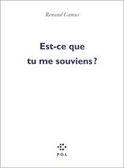 Cover of: Est-ce que tu me souviens?