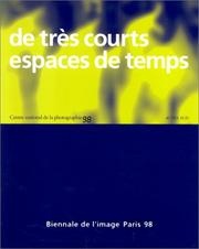 Cover of: De très courts espaces de temps