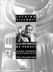 Cover of: Luchino Visconti à la recherche de Proust