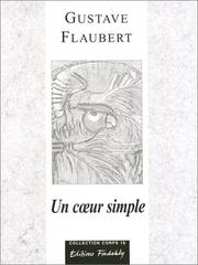 Cover of: Un coeur simple by Gustave Flaubert, Gustave Flaubert