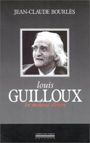 Cover of: Louis Guilloux: les maisons d'encre