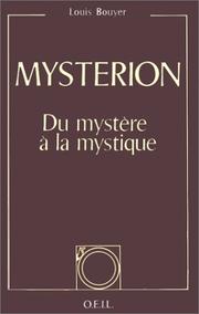 Cover of: Mysterion by Louis Bouyer
