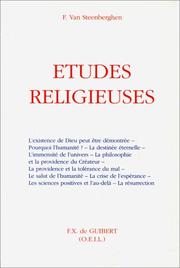 Cover of: Etudes religieuses