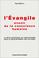 Cover of: L' Evangile, avenir de la conscience humaine