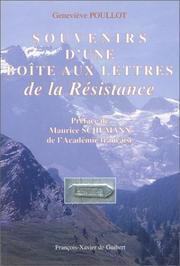 Cover of: Souvenirs d'une boîte aux lettres de la Résistance