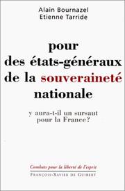 Cover of: Pour des états-généraux de la souveraineté nationale