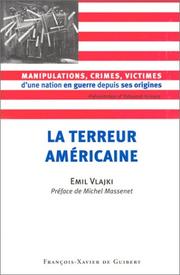 Cover of: La terreur américaine by Emil Vlajki