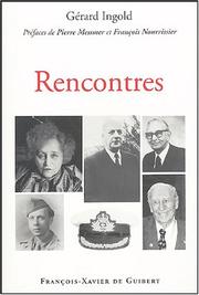 Cover of: Rencontres
